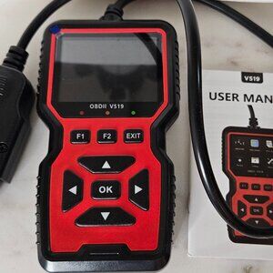 OBDII Car Diagnostic Scanner/Code Reader plugs into all modern cars under dash
